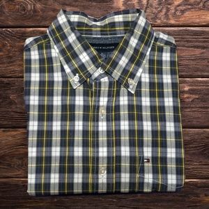 Tommy Hilfiger Plaid Long Sleeve Button Down